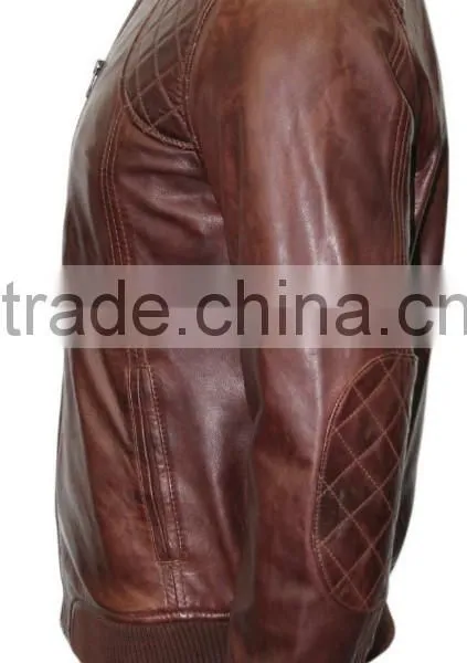 Brown Leather Jackets for Men photo-5