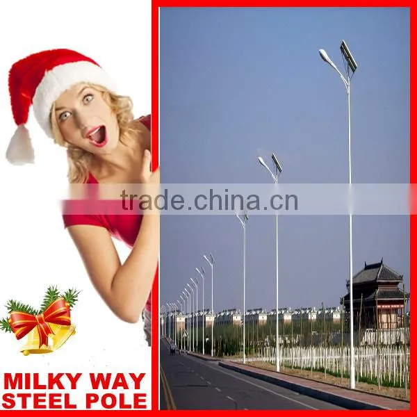 road polygonal lamp post