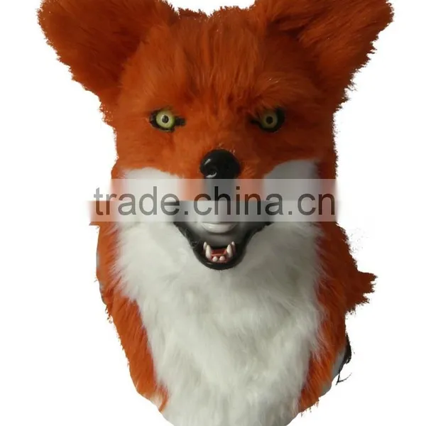 Head Rubber Latex Masks 2016 Fox Mask Simple Design Masquerade Halloween Animal Party Mask photo-3