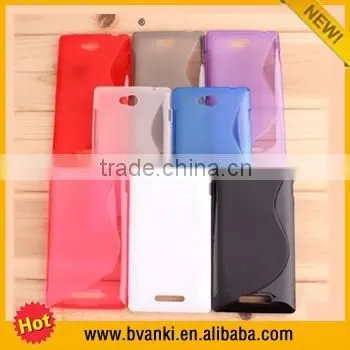 New S Line TPU Silicone Gel Case for Sony Xperia C S39h Cheap Price TPU S Line Back Cover Case for Sony Xperia C S39h C2305 photo-2