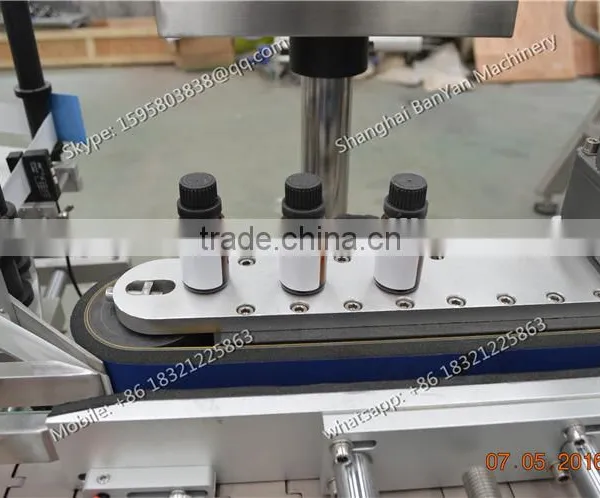 28 Shanghai Manufacturer High Efficiency Glass/ Plastic Round Bottle Labeling Machine photo-2