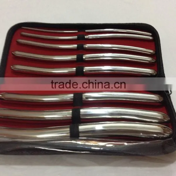Hegar Uterine Dilators Set of 8 Dilators 3-4 mm to 17-18mm ,Gynecology Instruments Hegar Uterine Dilator Set in Pouch CE photo-2