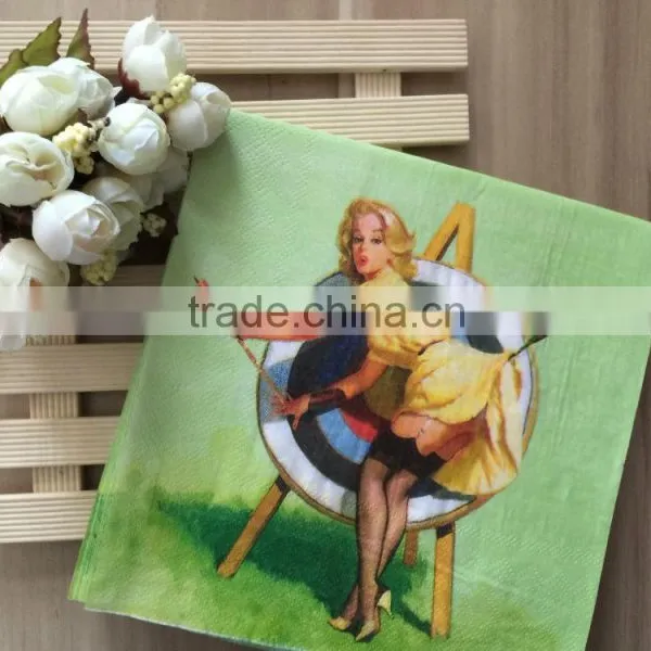 Manufacture Bar Drink 3PLY Paper Napkins With Custom Printing Logo photo-5