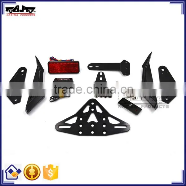 BJ-LPL-TMAX001 Motorbike Fashionable Popular Lisence Plate Bracket Black CNC Aluminum Tail Bracket for Yamaha T MAX 530 photo-4