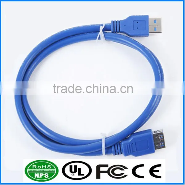 1M Supper Speed USB 3.0 Type A to Micro B Male Blue Cable photo-6