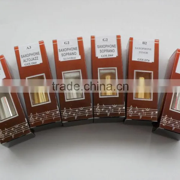 High Grade Metal Alto Saxophone Mouthpiece Size 5-7, Gold or Silver Plated photo-6