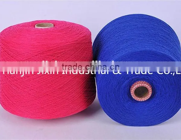 100% Worsted Cashmere Cone Yarn For Kintting Machine photo-2
