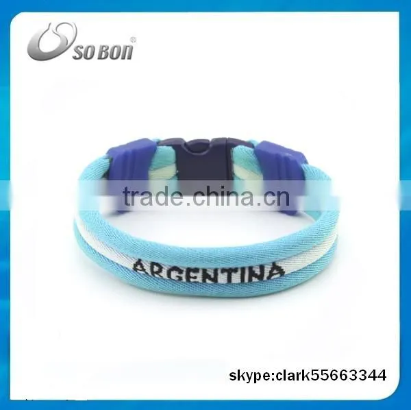 Best Selling Wholesale Bracelet Country Flag Wristband for Promotion photo-5
