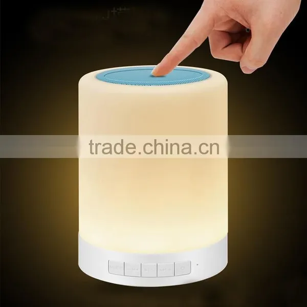8W Magic Touch Lamp Rechargeable Funny Mini Hifi Portable Speaker photo-4