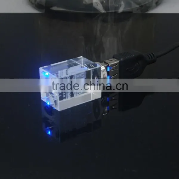 Crystal Usb Flash Drive With Laser Logo for Promotional Gift photo-4