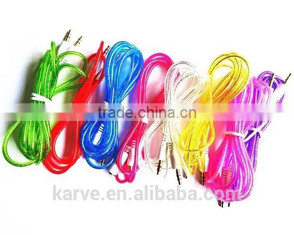 DC3.5 Transparent Cable Data Link Cable Laptop Data Cable Six Colors photo-6