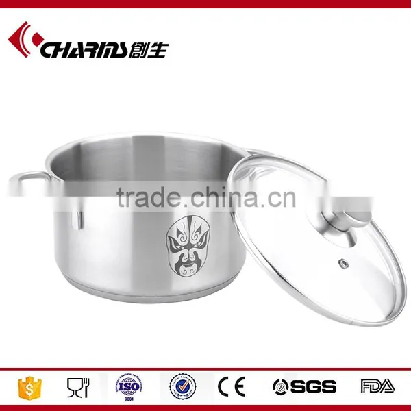 Large Electric Induction Stainless Steel Stock Pot Cooking Cookware Pot With Cover photo-2