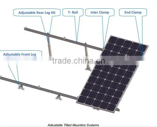Adjustable Tilt Solar Mounting System, Roof Solar Mounting, Roof Adjustable Solar Mounting photo-3