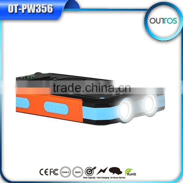 Wholesale Solar Cellphone Charger 8000mah Power Bank With Light photo-5