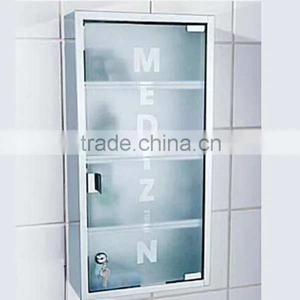 4 Shelf Polished Metal Medicine Box Metal Medicine Chest Medical Box First Aid Kit