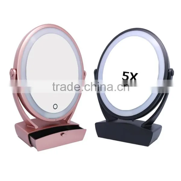 Lithium Battery 5X Magnifying Double Mirror Hair Salon photo-2