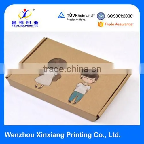 2015 Latest Lovely Kraft Paper Packaging Gift Box photo-2