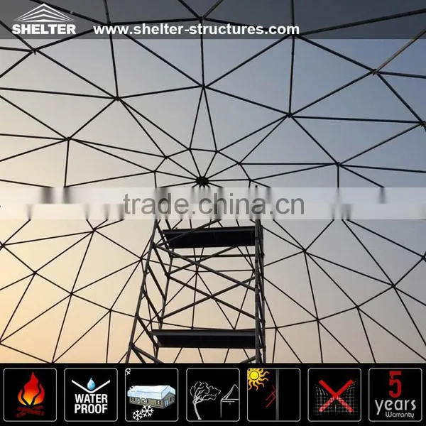 200 People White Cover Dome Tent for Outdoor Activities photo-3