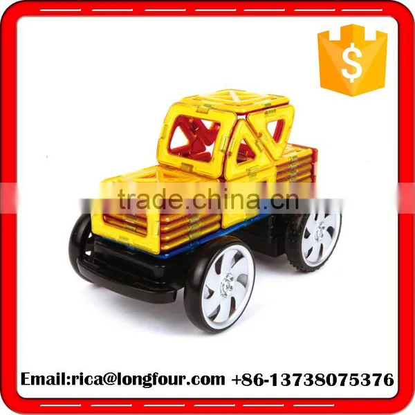 High Quality Plastic Magnetic Building Blocks Toy photo-2