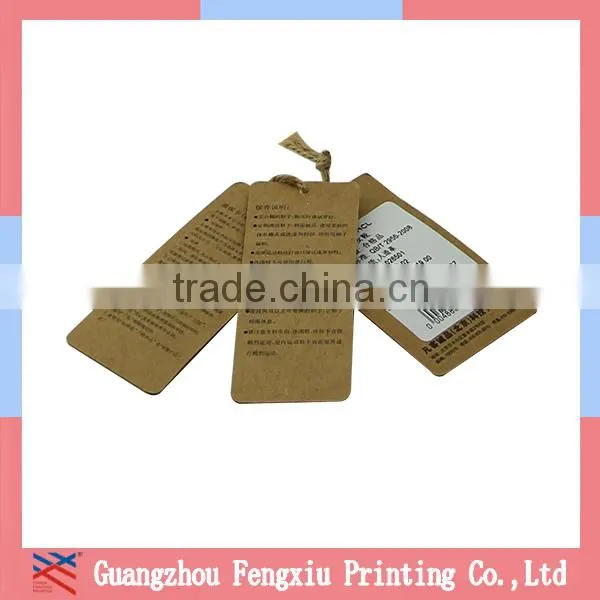 China OEM Printed Garment Paper Hangtag photo-5