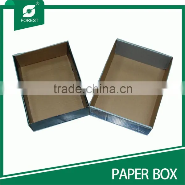 ONE TOP & ONE BOTTOM RECYCLED PAPER FRUIT BOX WITH CUSTOM PRINT photo-5