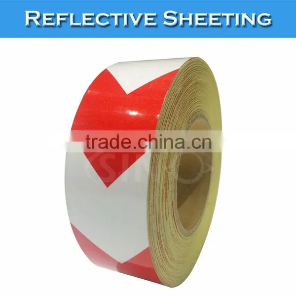 Green and White Arrows Safety Reflective Tape For Car photo-2