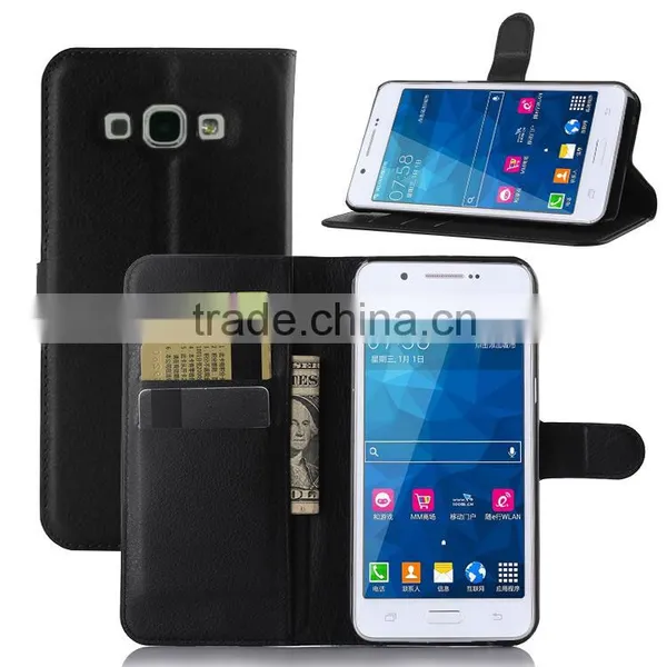 Luxury Leather Mobile Phone Case Leather Flip Cover Universal Case For Samsung A8 photo-2