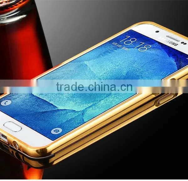 Mobile Phone Aluminum Bumper Mirror Back Cover Case For Samsung Galaxy A3 photo-6
