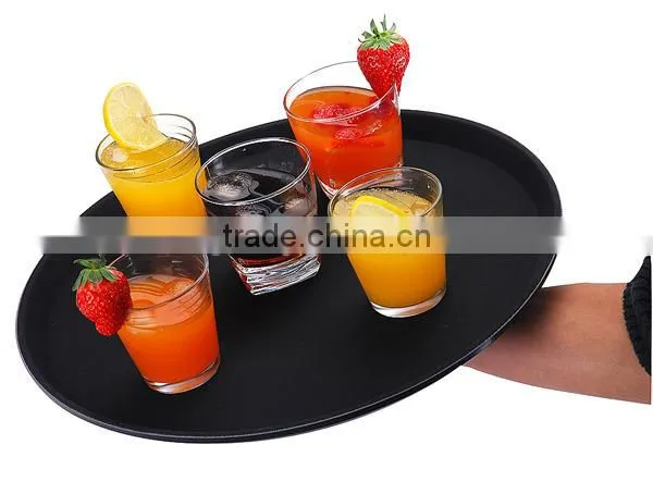 Manufacturer 18 Inch Non Slip Round Plastic Bar Tray Quality Choice photo-5