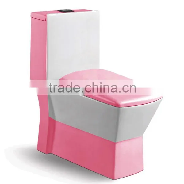 Porcelain Sanitary Washdown Colored Toilet Pink Toilet 240 photo-2