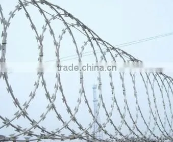 High Safety Low Price Razor Barded Wire Mesh / Hebei Manufacturer BTO-22 Razor Barbed Wire /galvanized & PVC Coated Razor Barbed photo-4