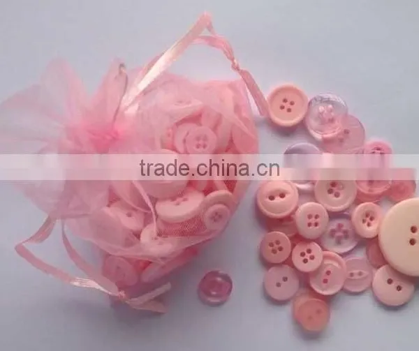 Assorted Sizes Pink Buttons for Kids Handicraft Making and Decoration photo-4