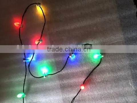 Christmas Bulbs LED Light Up Necklace Holiday Adult Child Costume Accessory