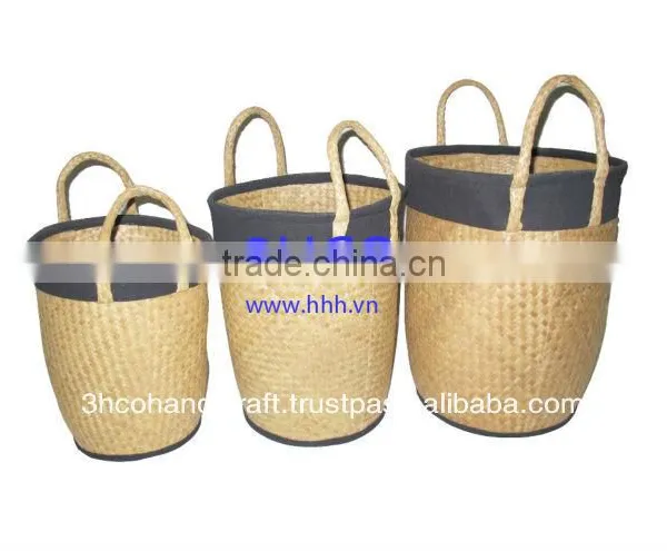 2015 New Product Palm Leaf Basket For Home Decoration And Furniture