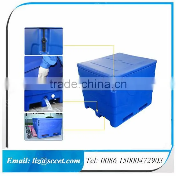 1000L Hardside Insulated Cooler Tote for Fish, Fish Cooler Tote for Marine, Boat photo-4