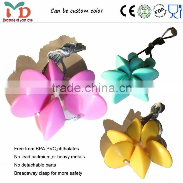 2015 Latest Design BPA Free Food Grade Silicone Teething Beads Necklace Jewellery photo-5