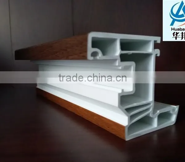 Double Color Upvc Profile/plastic Profile/sliding Window Profile photo-2