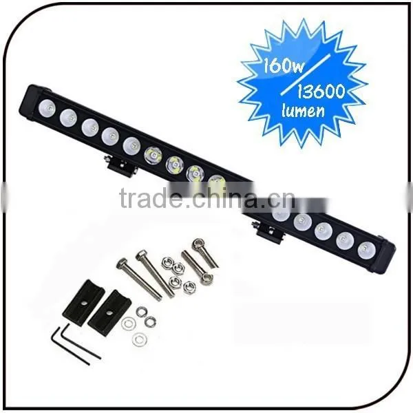 17000lumen Waterproof 200W 20pc CREE Led Light Bar Single Row Flood Spot Combo LED Work Light Bar