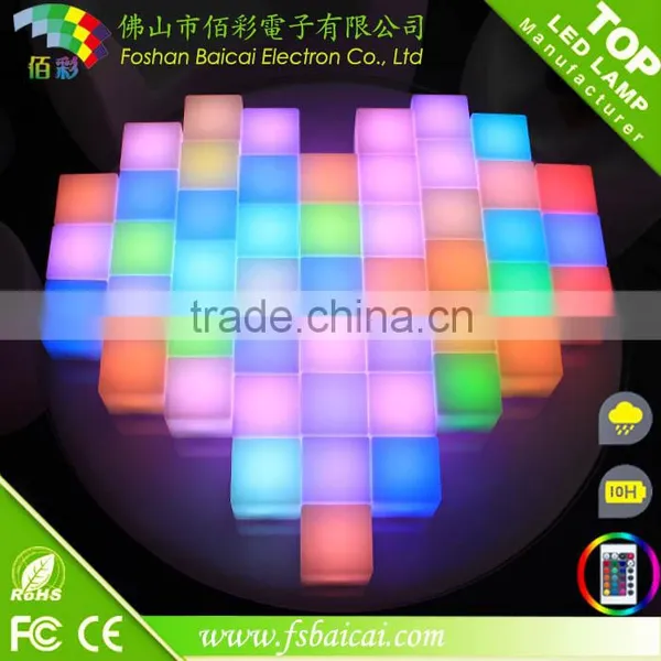 Small Cube LED Table Decorative photo-3