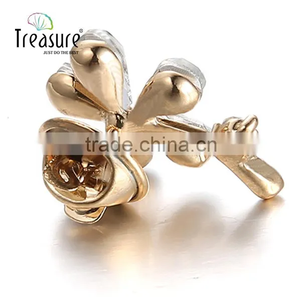 Wholesale Custom Wedding Brooch Earring Set Leather Jewelry Box photo-2