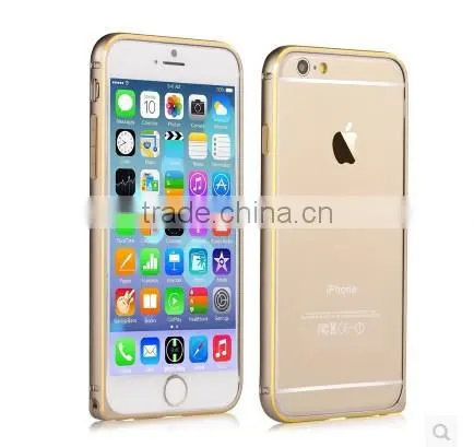 Products Mobile Phone Case for Iphone6 Metal Highlight Border Case for Iphone 6 Metallized Side Hippocampus Buckle photo-2