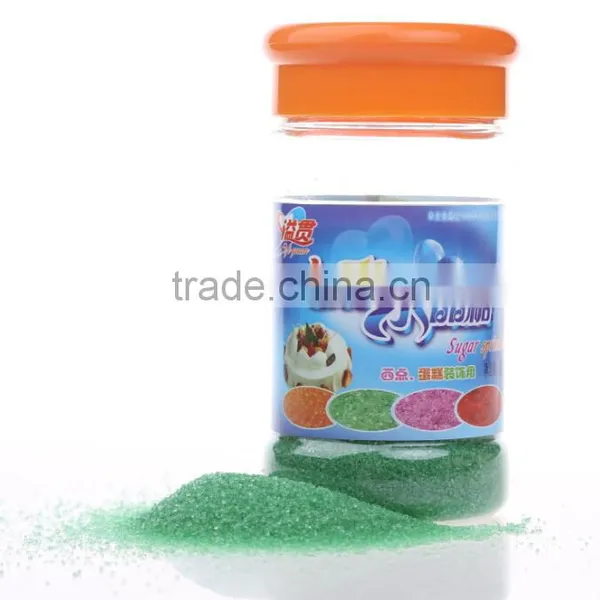 Green Sanding Sugar for Cake Decorations