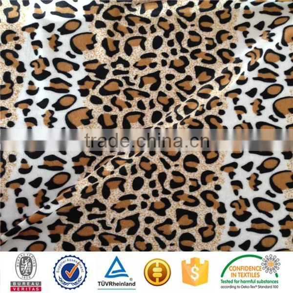 Cow Skin Printed Short Pile Velour Fabric photo-2