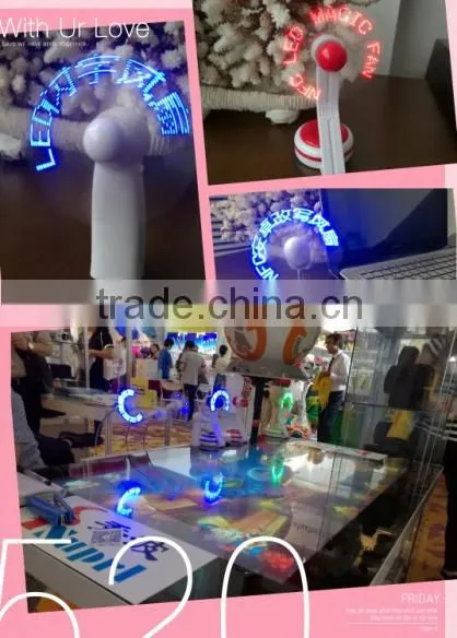 Portable Air Cooler Led Usb Fan, Cooling Car Fan, Usb Programmable Led Message Fan Support NFC Smartphone Program Yourself Words photo-2