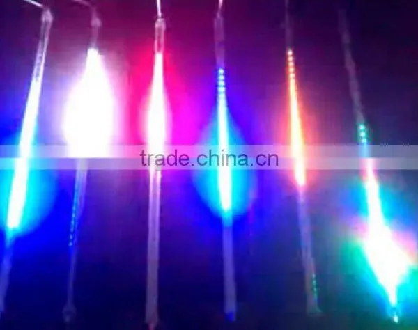 2015 New DMX Control RGB Stage Effect Event 360 Degree 3D LED Meteor Tube Lighting Fixture With Power Suppply