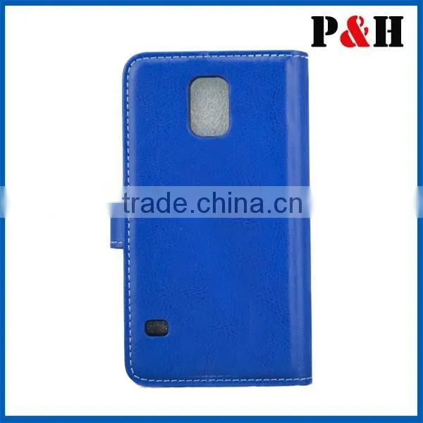 Luxury Retro PU Leather Flip Case For Samsung Galaxy S5 Cellphone Sleeve Wallet Stand Card Holder Cover For Galaxy S5 photo-3
