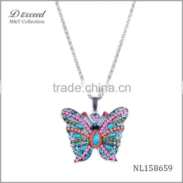 New Fashion Butterfly Pendant Necklace,floating Pendant Necklace photo-2