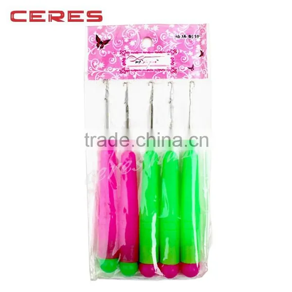 STOCK Plastic Weave Knitting Needle Crochet Hook Needle for Making Dreadlocks photo-3