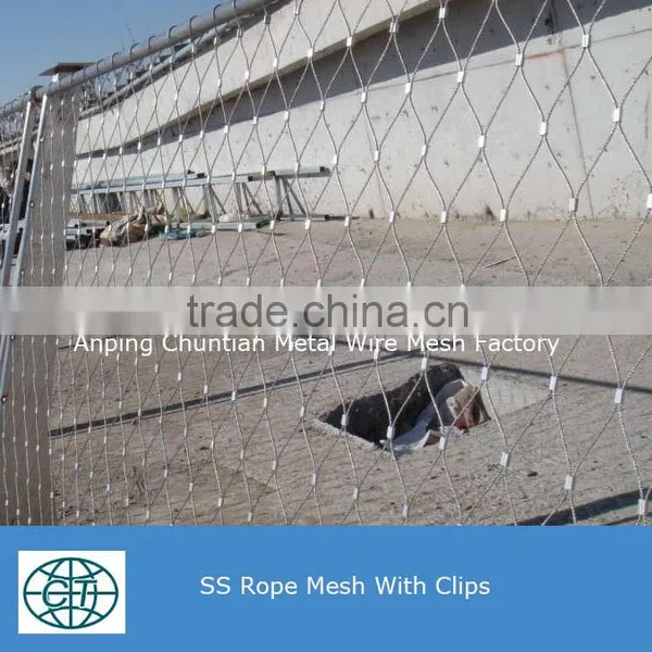 Stainless Steel Wire Rope Mesh Netting for Zoo Fence photo-5