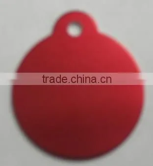 Round Shaped Engravable Pet Identification Tags